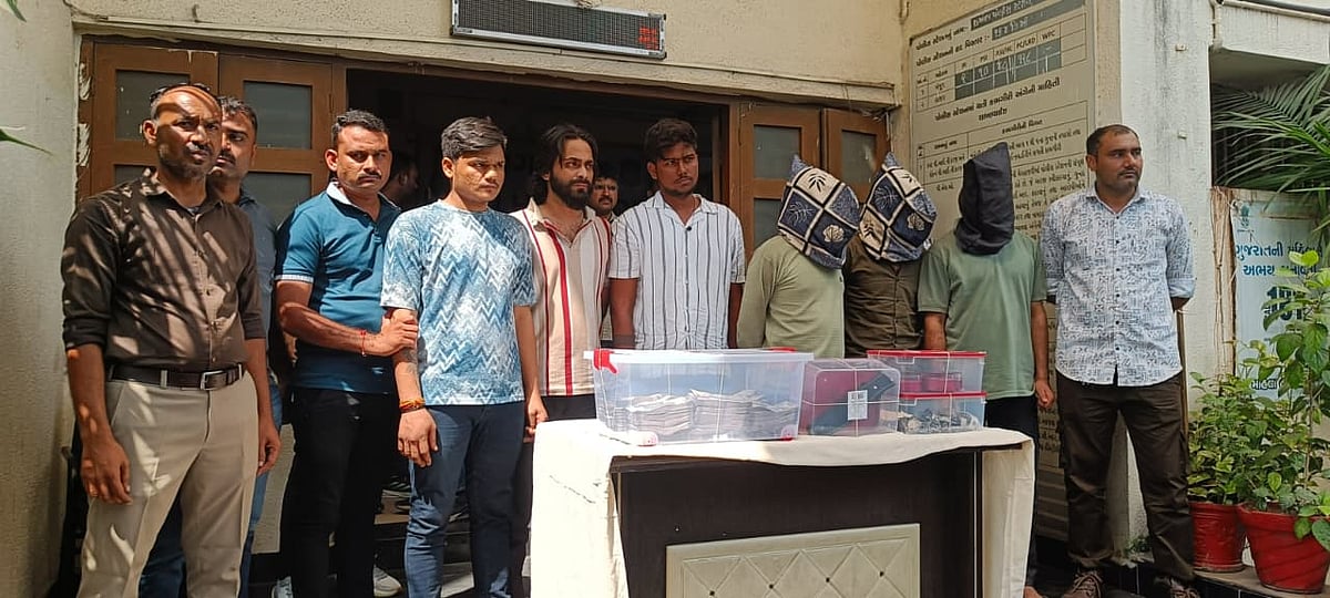 વટવાના જમીનદલાલનું અપહરણ કરી રૂપિયા 52 લાખ પડાવનાર ફરાર છ આરોપી કોટાથી ઝડપાયા