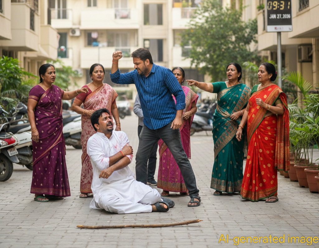 વટવામાં સોસાયટીના 2 સભ્ય વચ્ચે મારામારીમાં એકને ઈજા